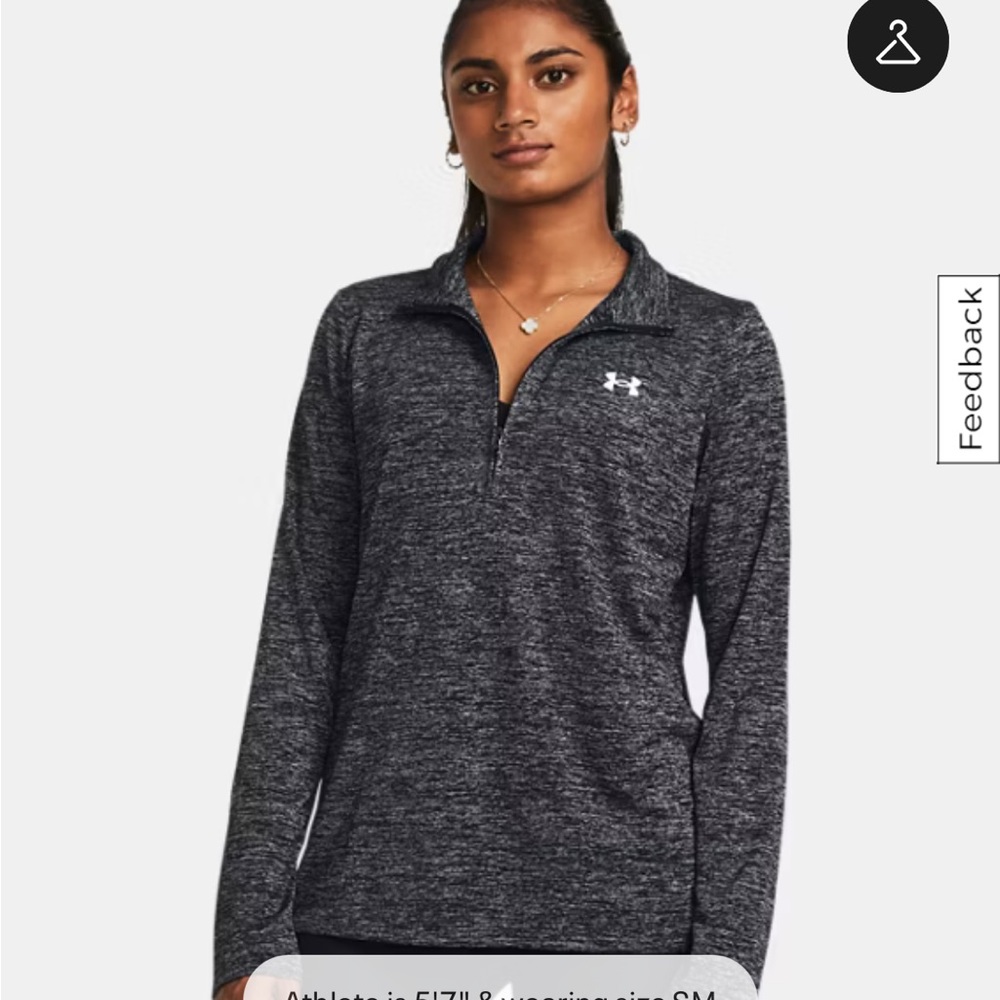 Under Armour Women's Black Quarter-Zip Pullover